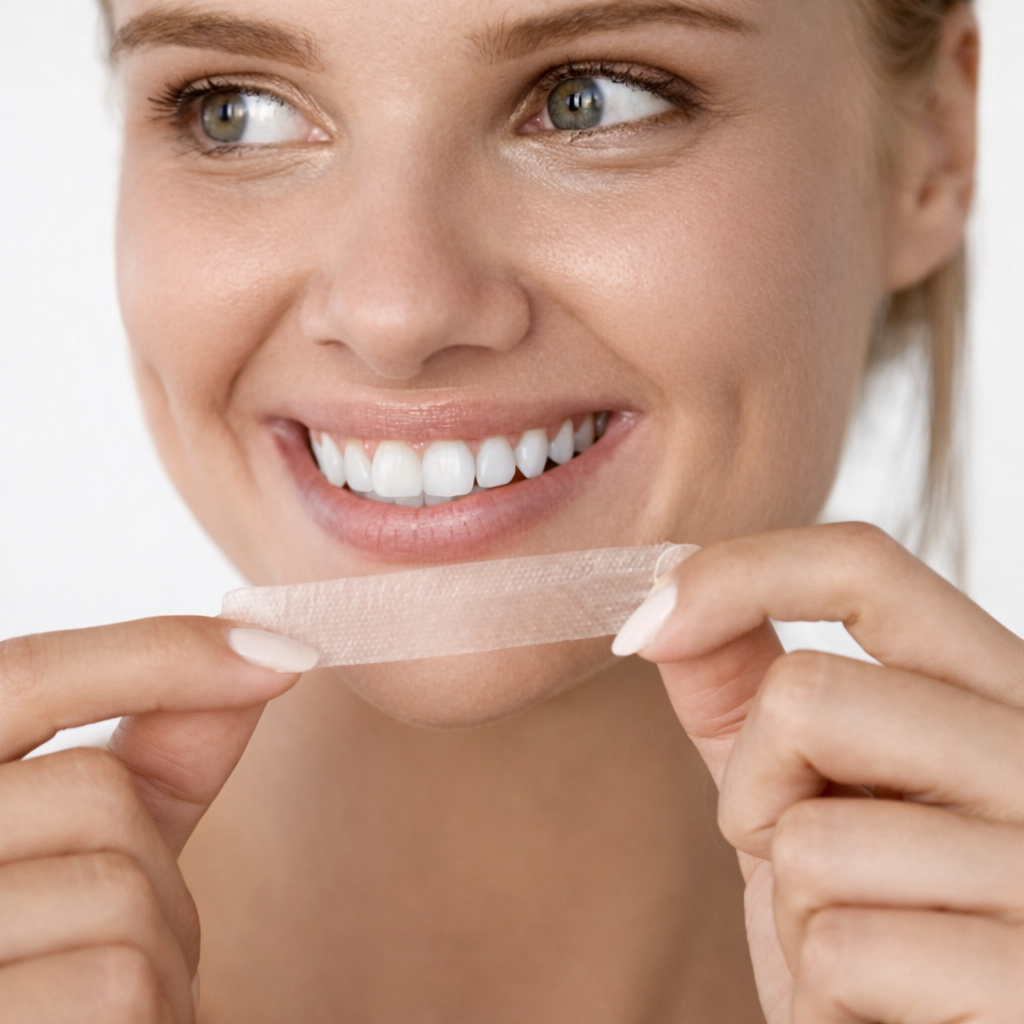 UpSmile PAP+ Teeth Whitening Strips zur schonenden Zahnaufhellung