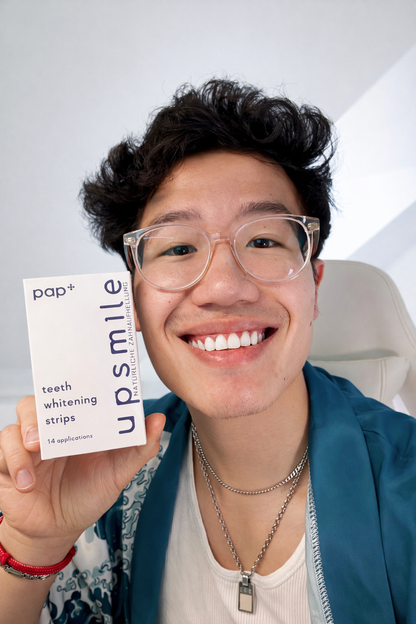 UpSmile PAP+ Teeth Whitening Strips zur schonenden Zahnaufhellung
