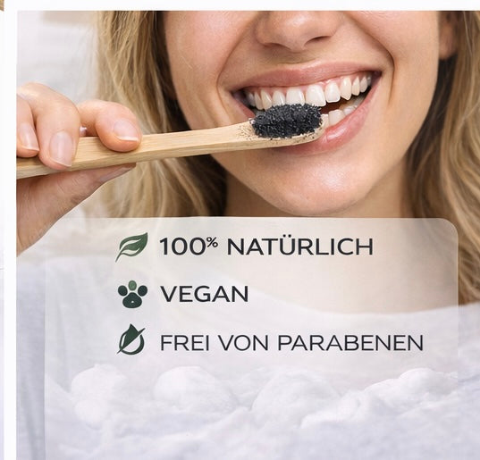 UpSmile Aktivkohle zur natürlichen Zahnaufhellung
